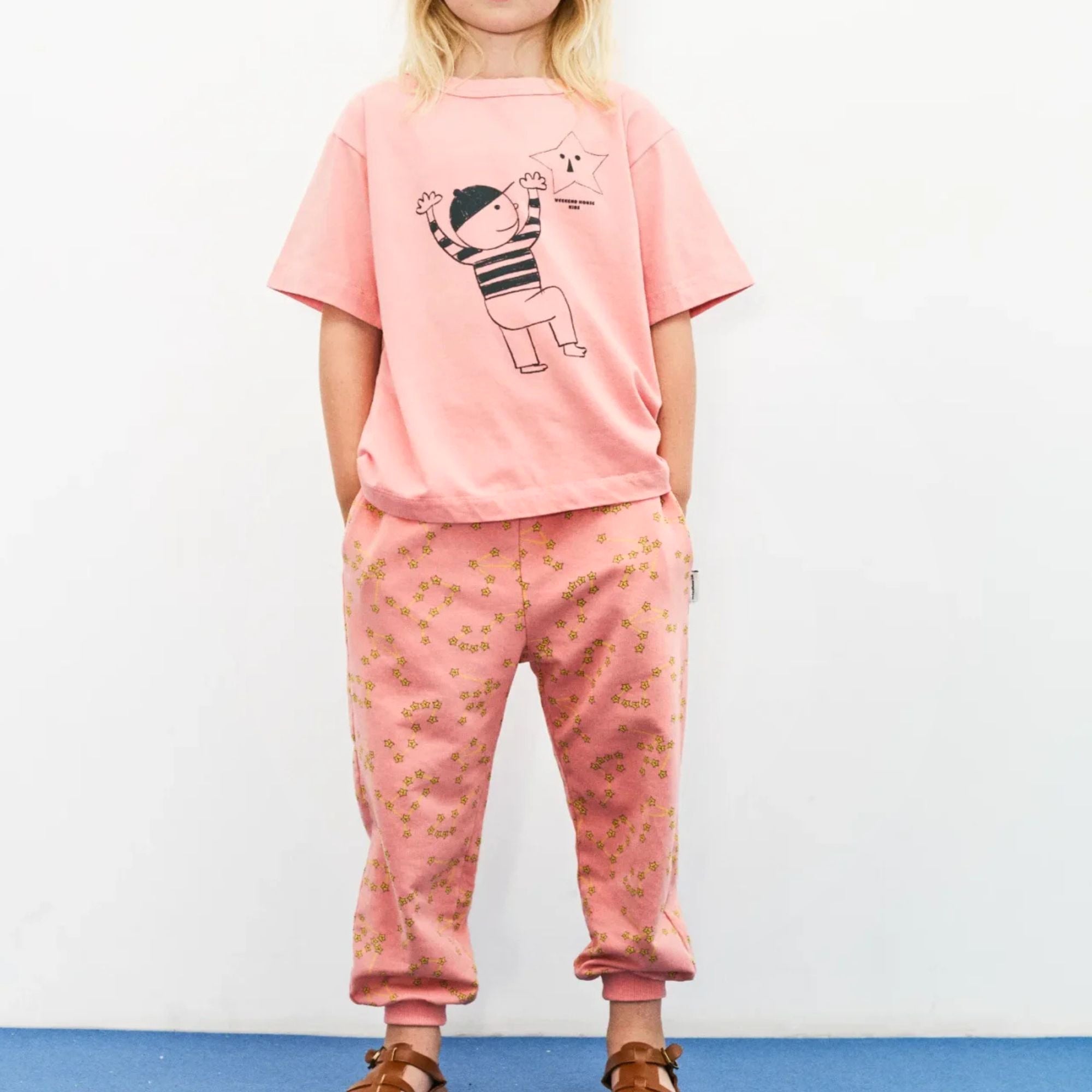 Constellation Sweatpants | Soft Peach