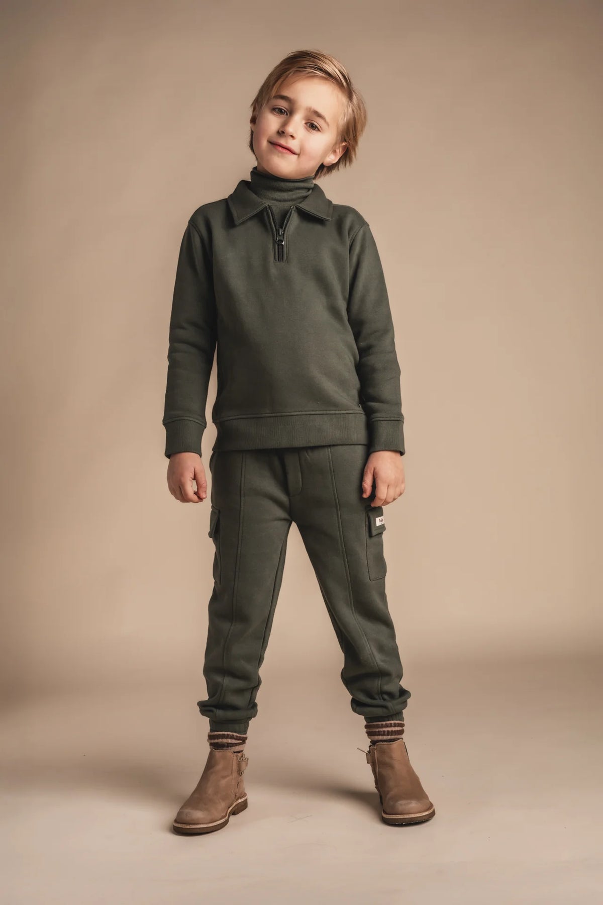 Cooper Palmer Sweater Set | Green Agave