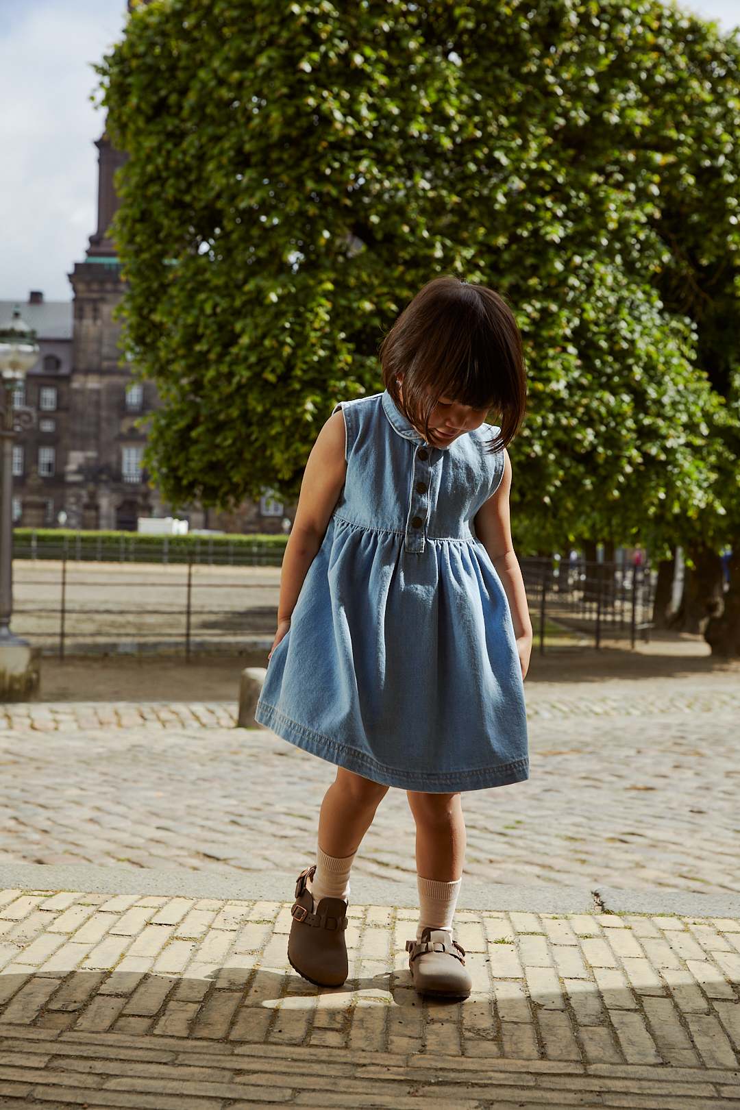 Denim Dress | Light Blue Washed