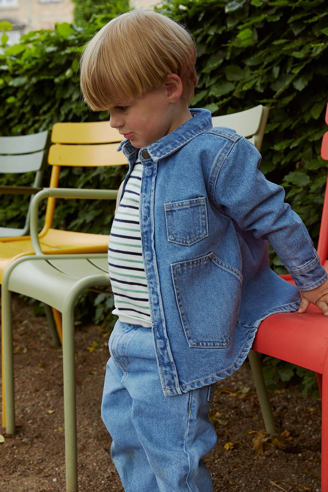 Junior Jeans Regular Fit | Light Blue Indigo Washed