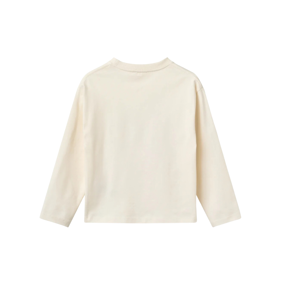 Printed Long Sleeve T-shirt | White