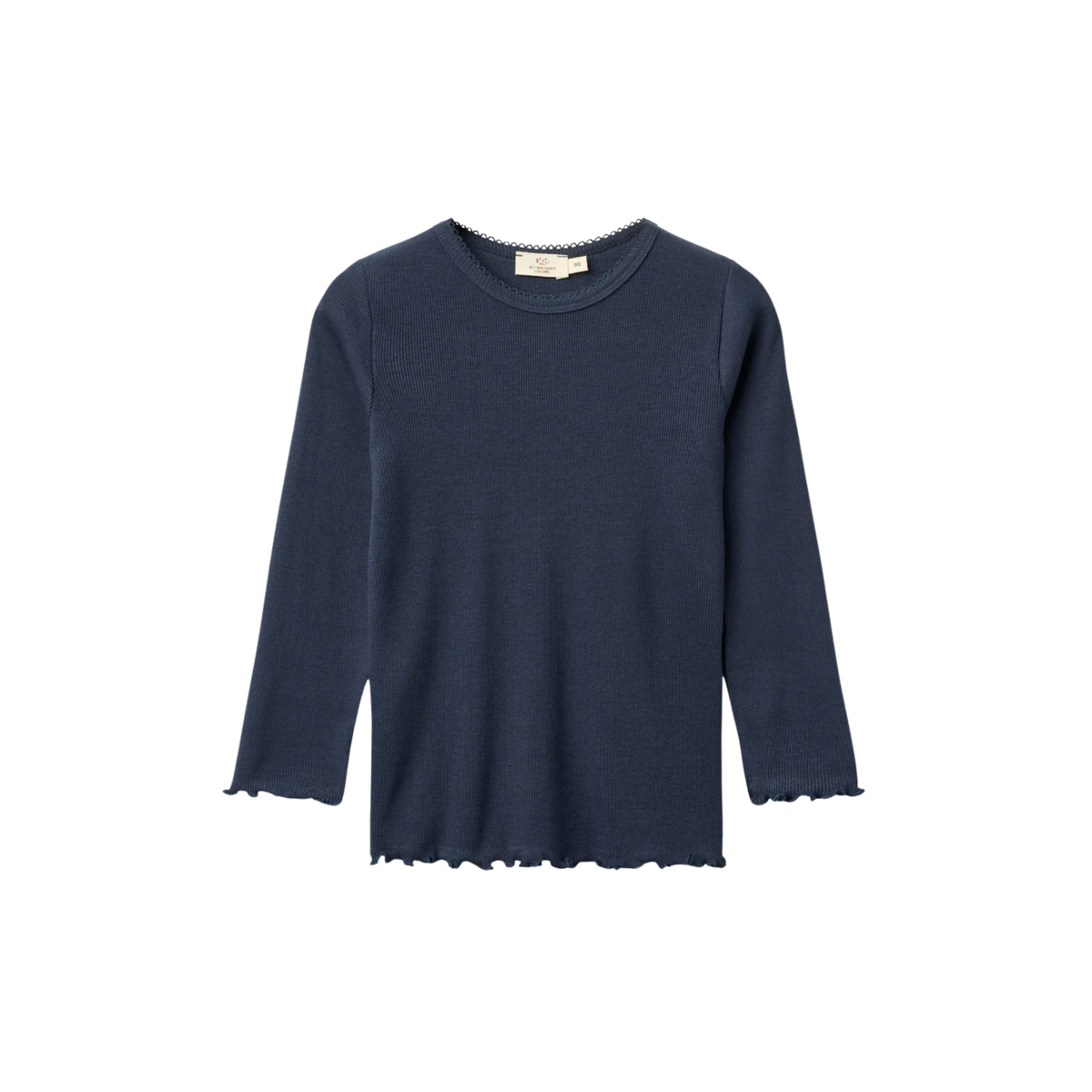 Modal Rib Tee | Navy