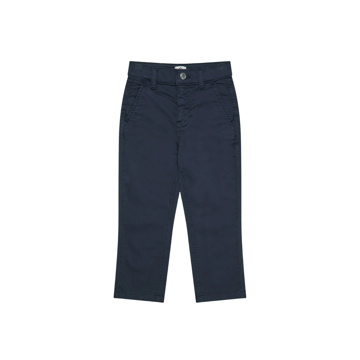 Stretchy Silky Twill Chino Pants | Navy