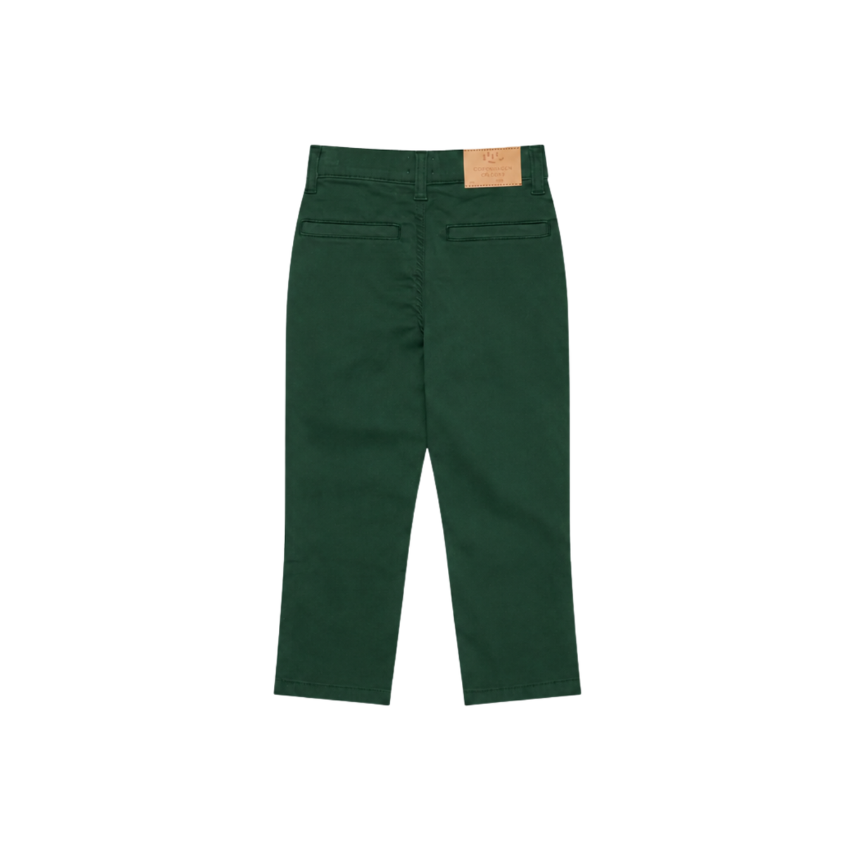 Stretchy Silky Twill Chino Pants | Dark Green