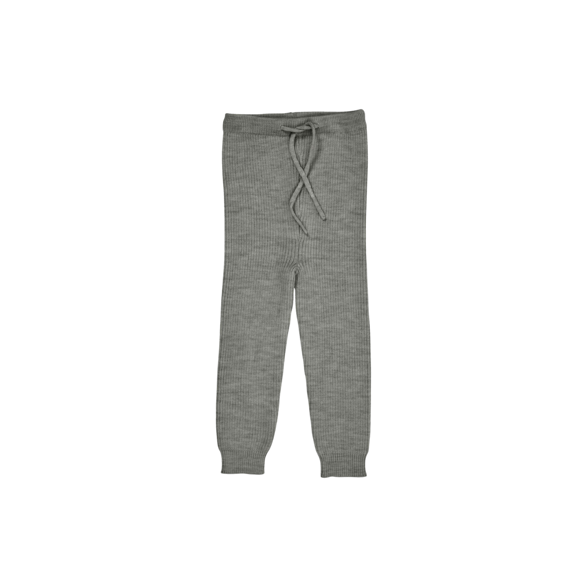 Merino Rib Leggings | Grey Melange