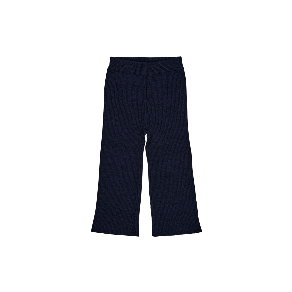 Merino Wide Rib Pants | Navy