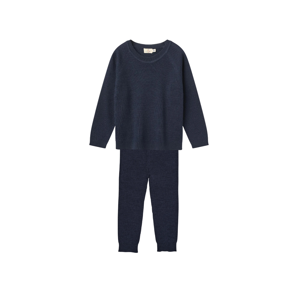Merino Rib Set | Navy