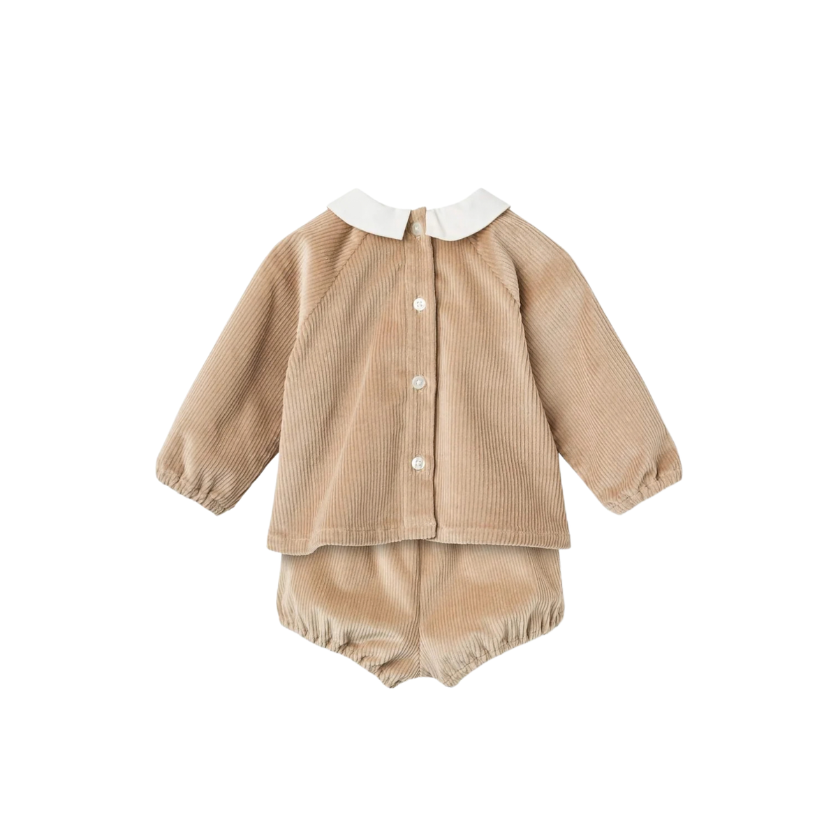 Corduroy Baby Set | Beige