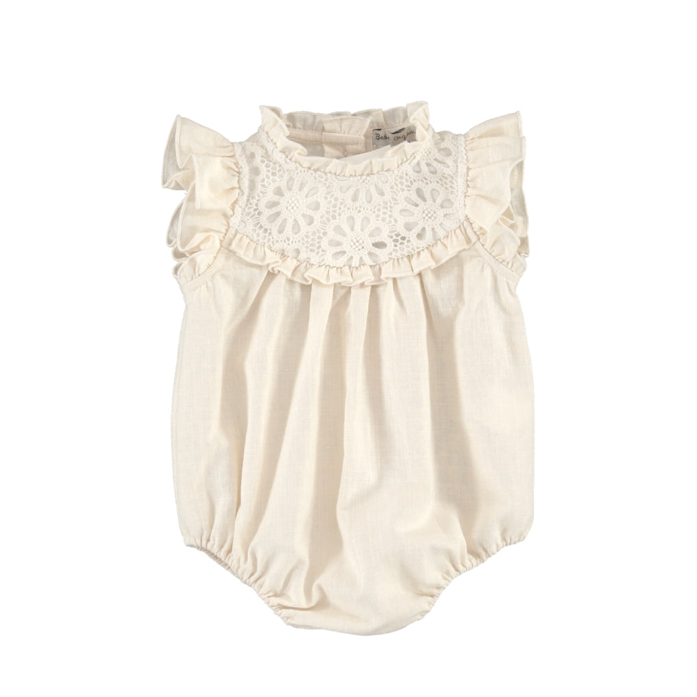 Jora Romper | Flower Lace