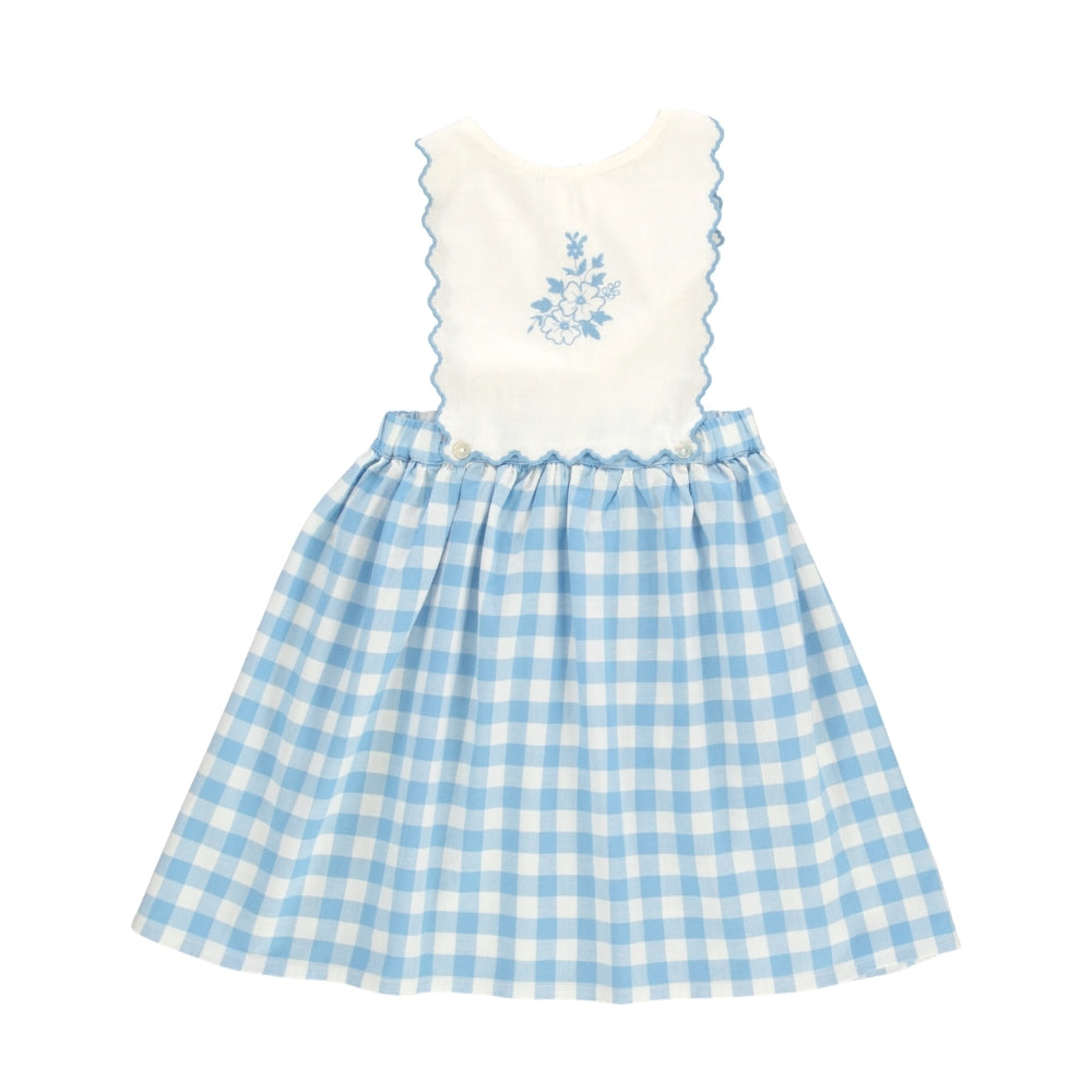 Viola Apron Dress | Sailor Check