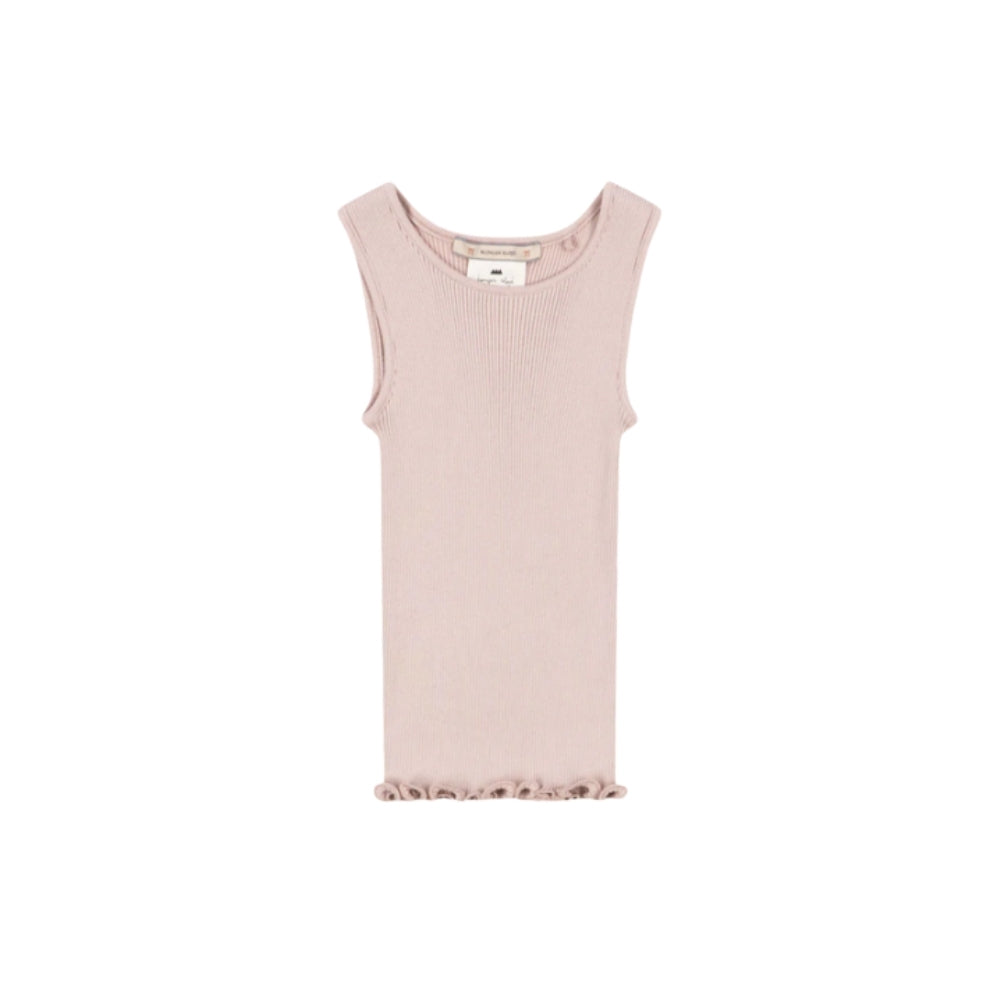 Kara Silk Tank Top | Pale Blush