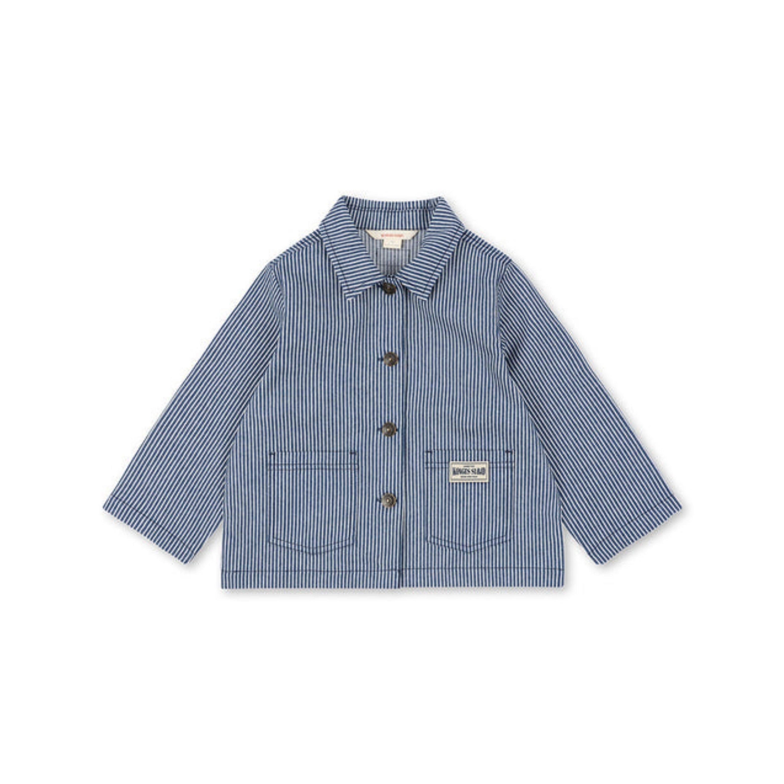 Luc Shirt Jacket | Blue Stripe
