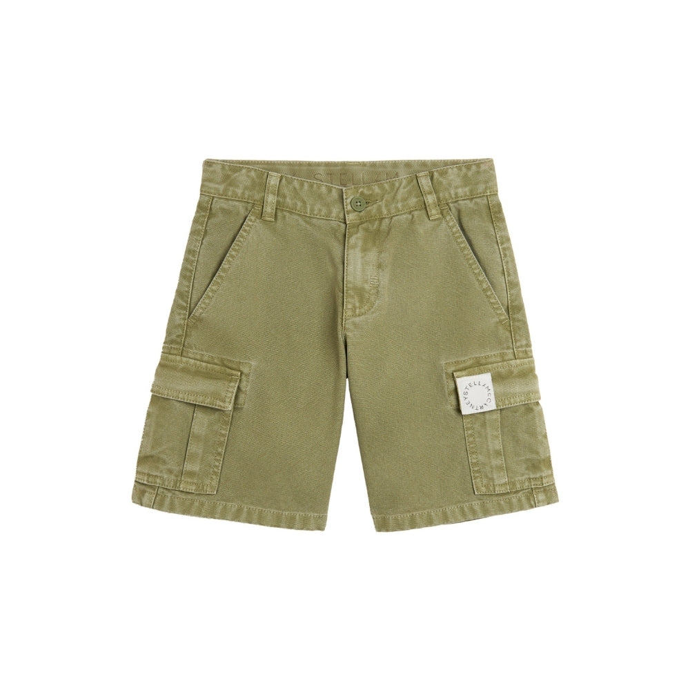 Canvas Cargo Shorts | Khaki