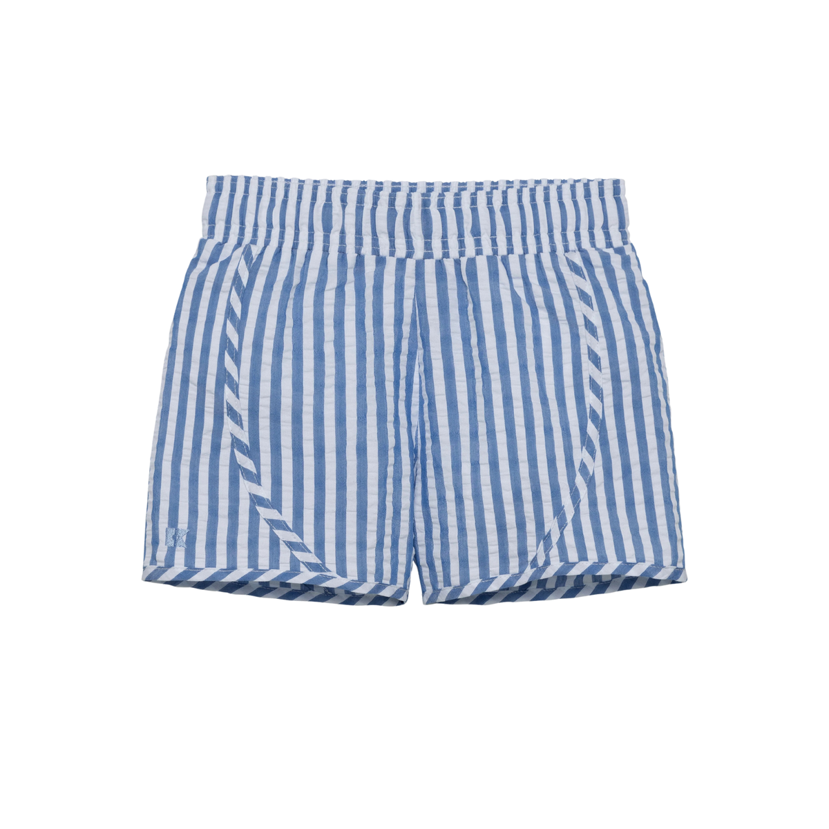 Girls Super Short | Seersucker Stripe