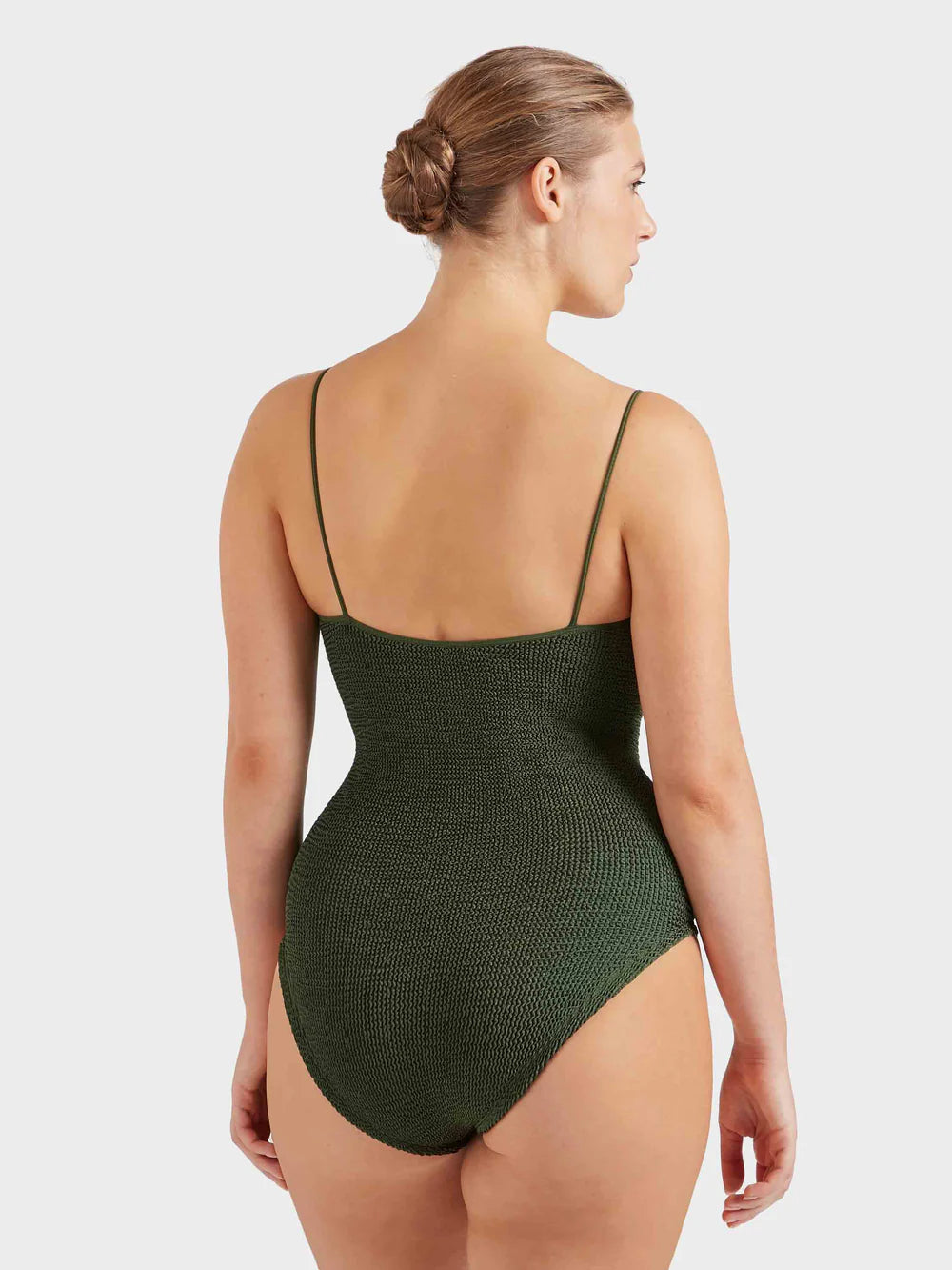 Womens Coverage Pamela Swim | Metallic Khaki