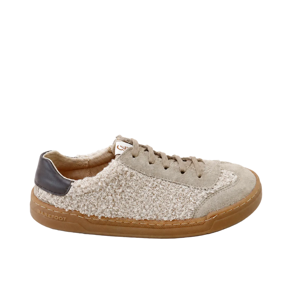 Velor Leather Barefoot Sneakers