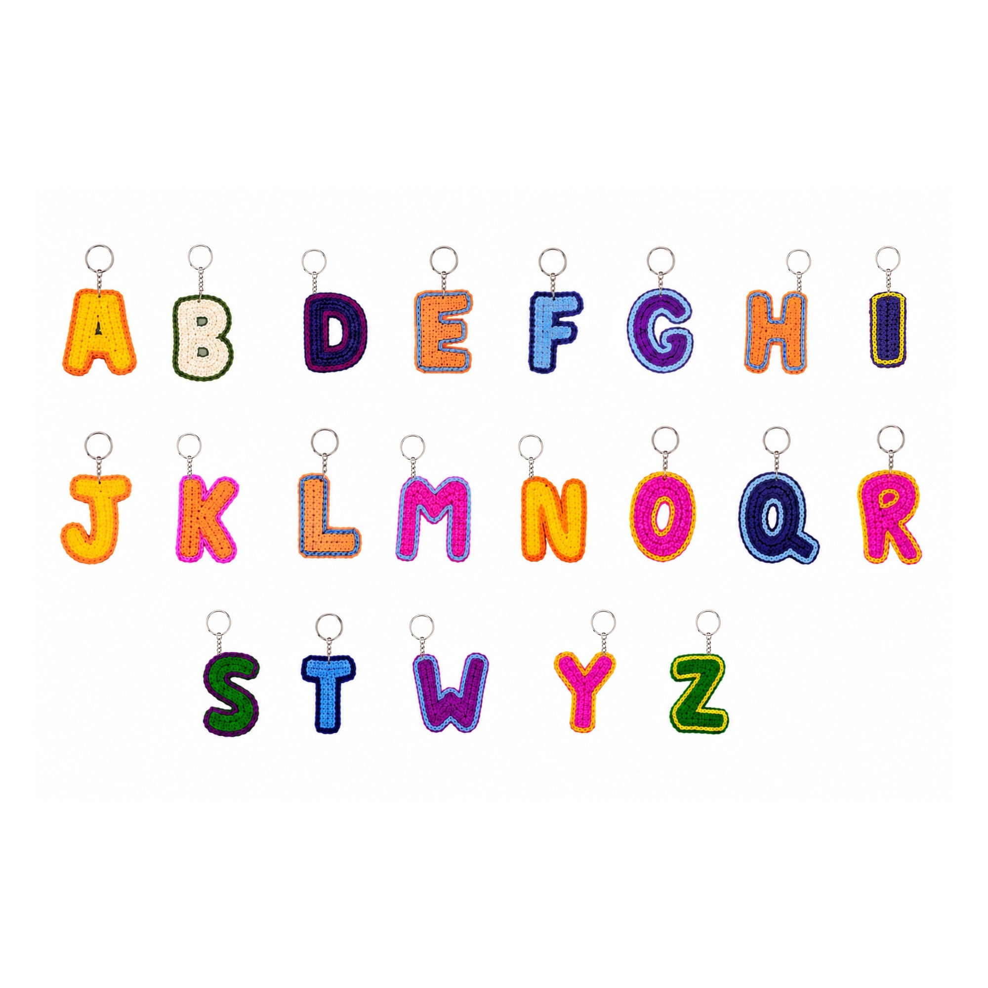 Crochet Initial Charms