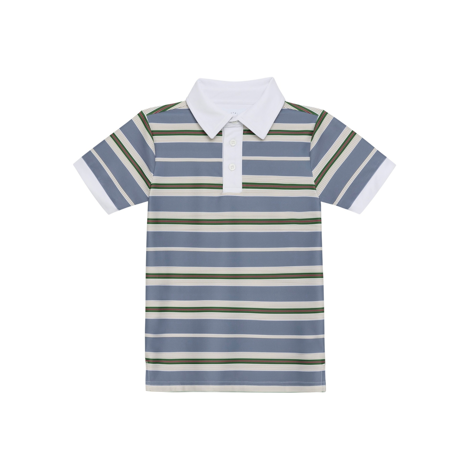 Heritage Stripe Polo Shirt | Blue/White