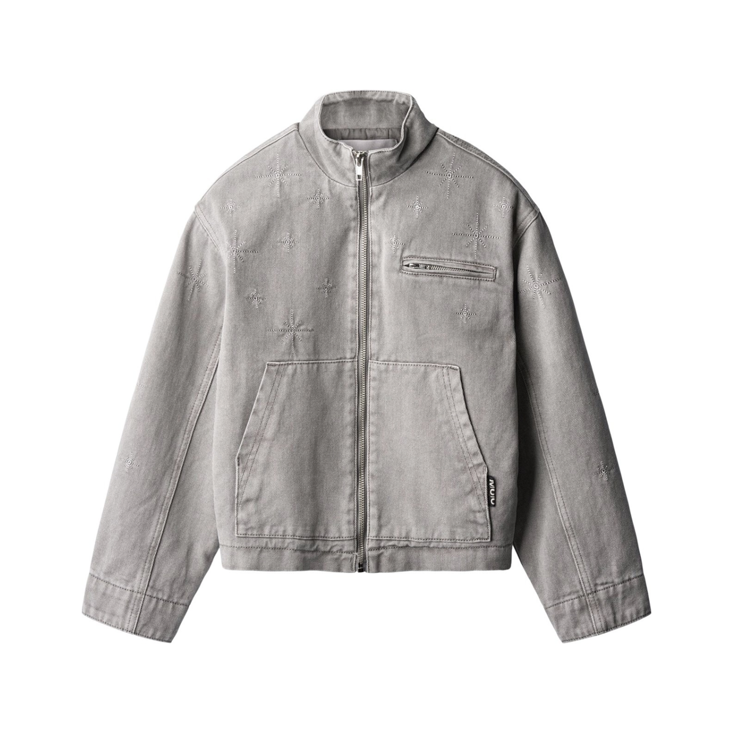 Hallie Bomber Jacket | Washed Grey