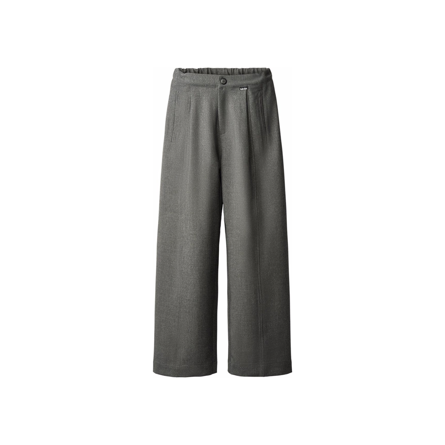 Alvina Flannel Pants | Grey Silver Check