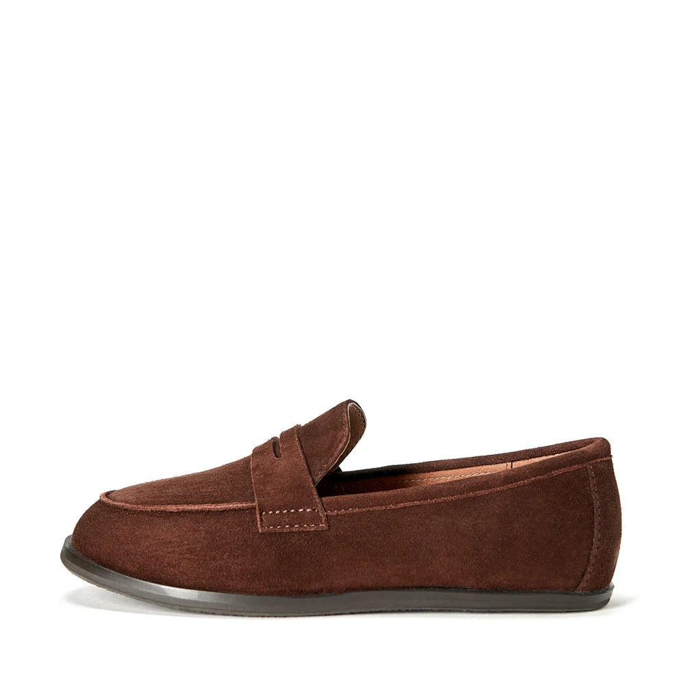 Ryan Suede Loafers | Chocolate