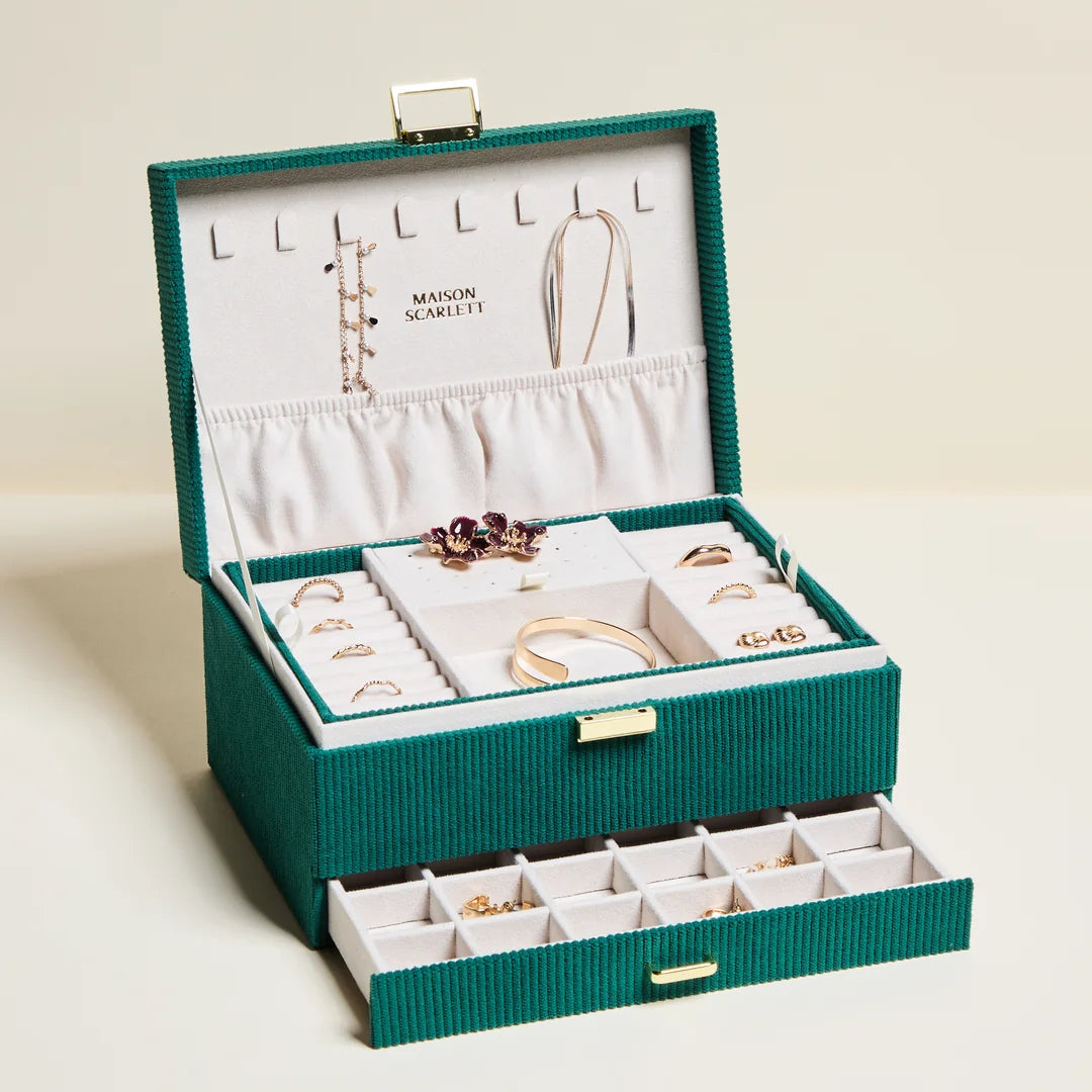 Denise Corduroy Jewelry Box
