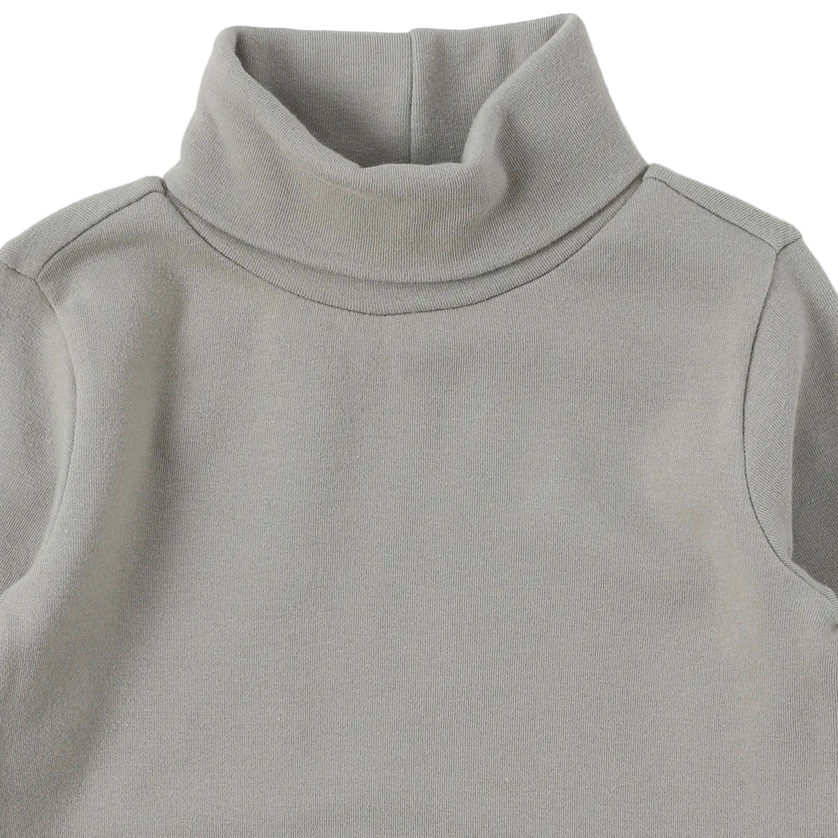 Cozy High Neck T-shirt | Grayish Mint