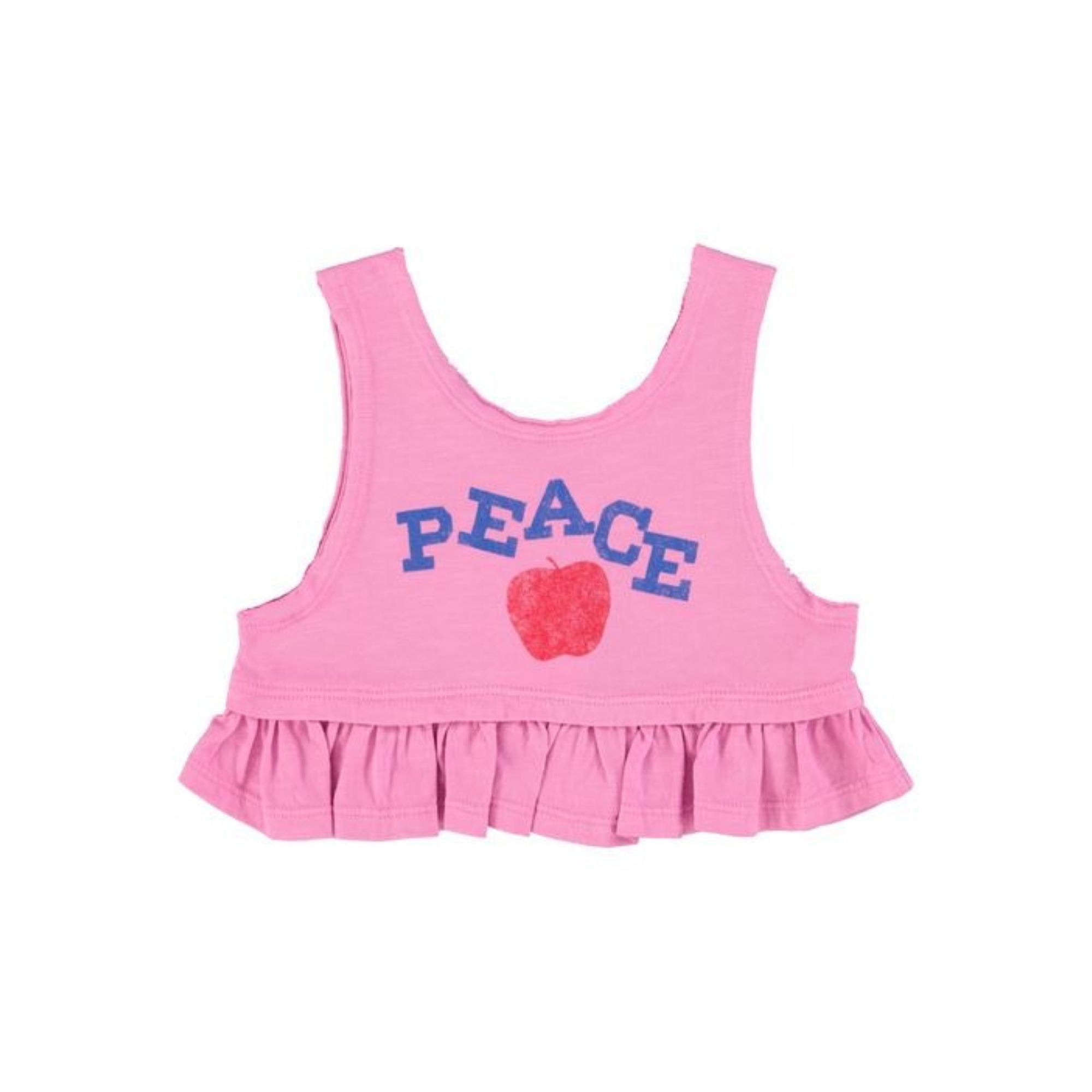 Peace Print Top | Pink