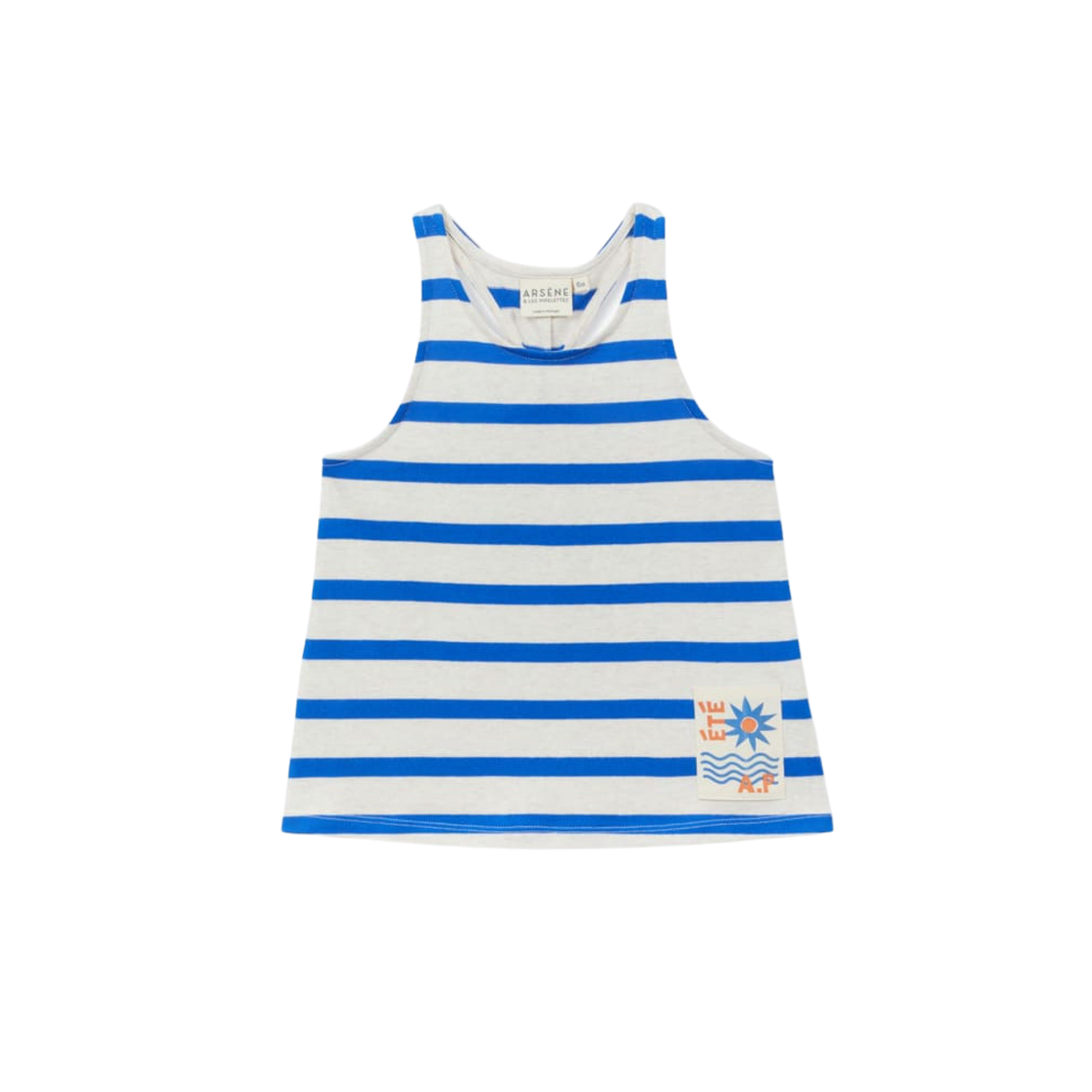 Striped Tank Top | Blue Electric