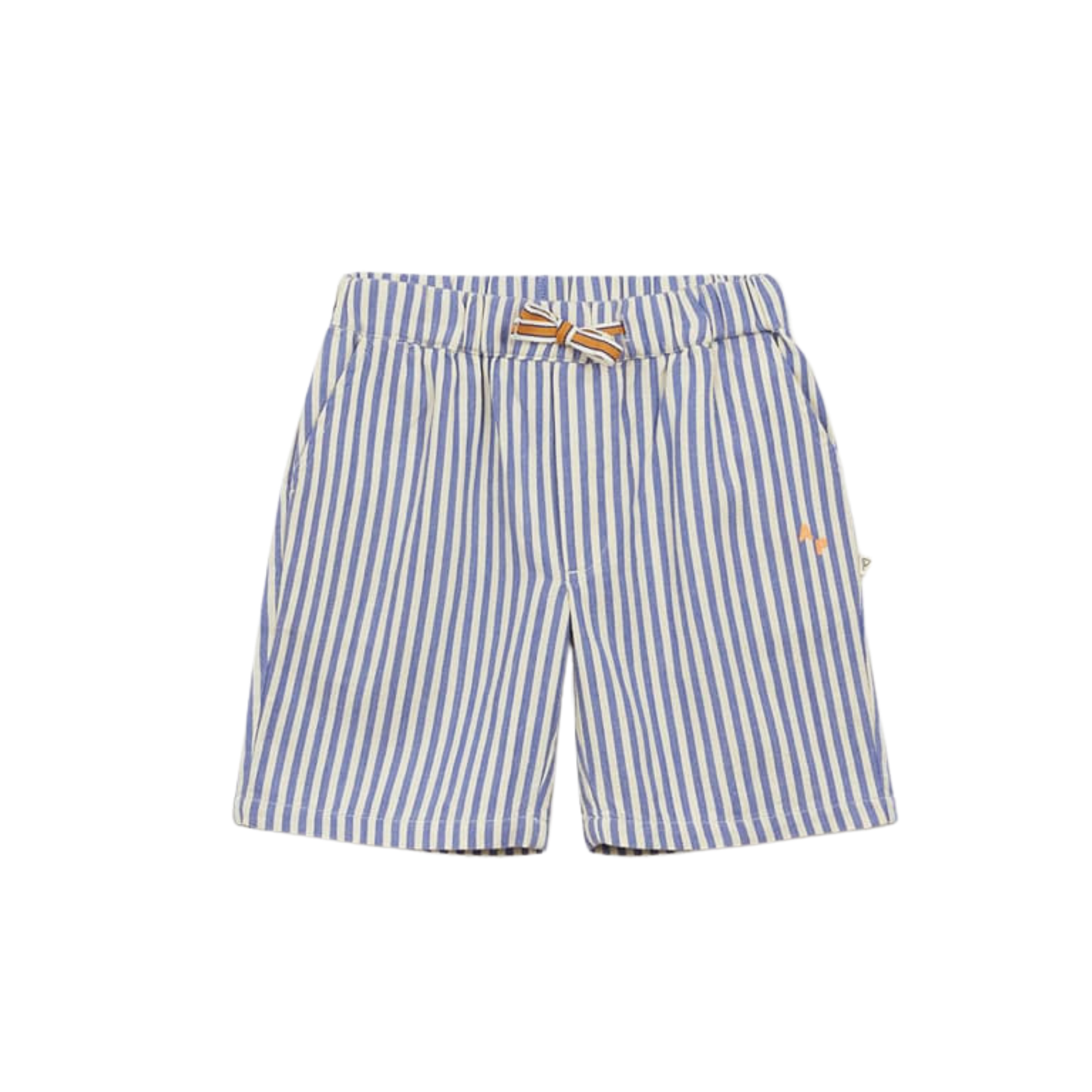 Striped Bermuda Shorts | Cobalt