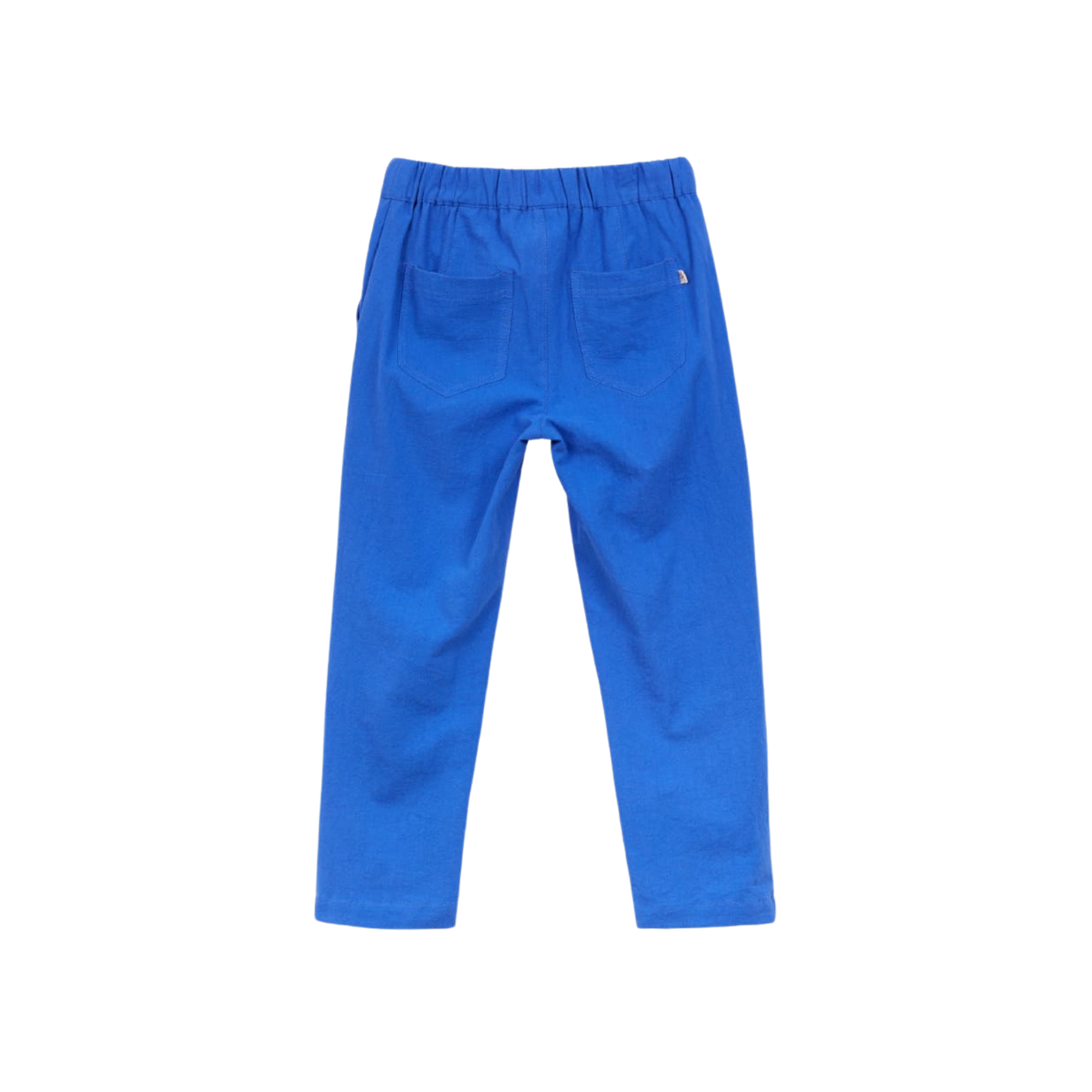 Rustic Cotton Trousers | Cobalt