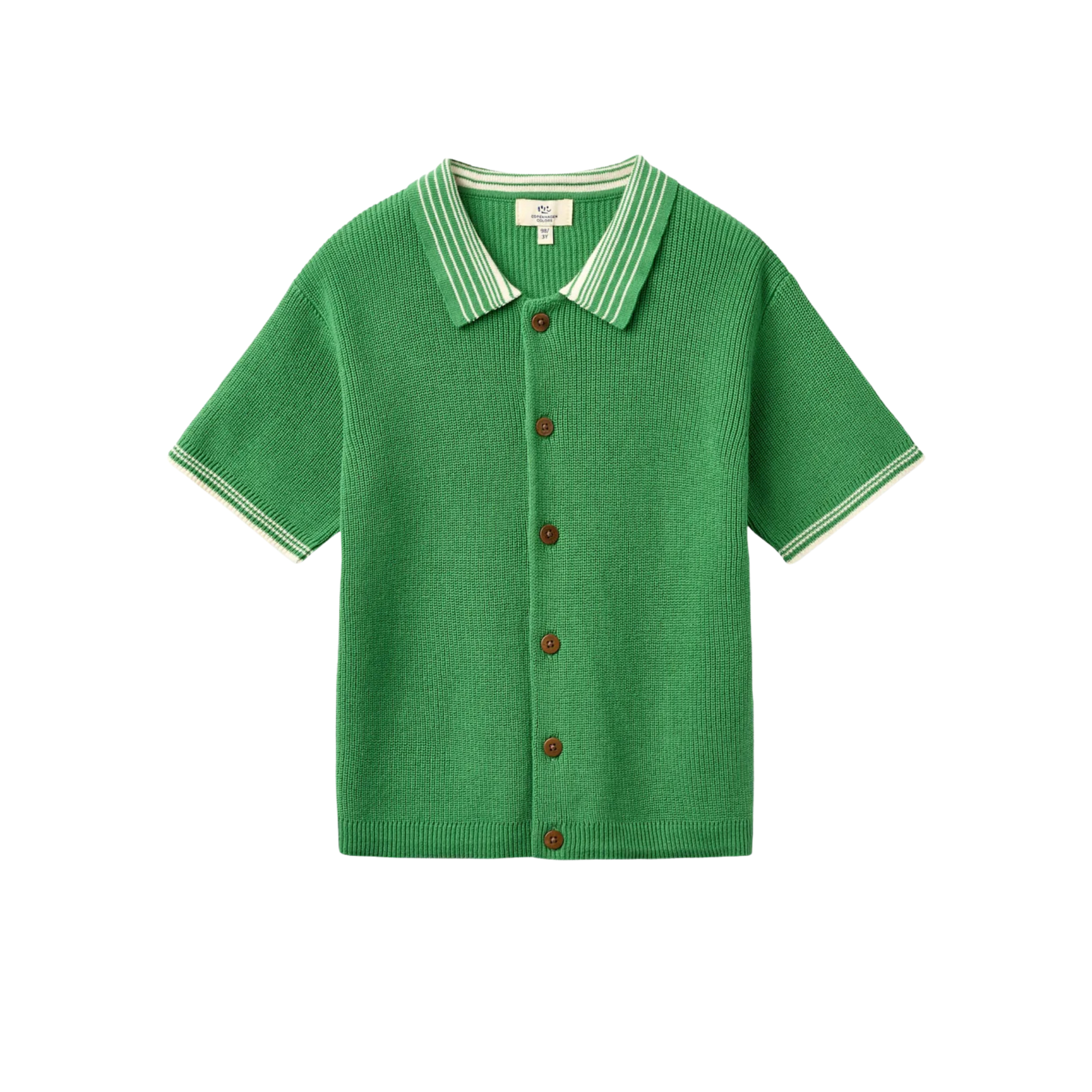 Knitted Pattern Shirt | Green