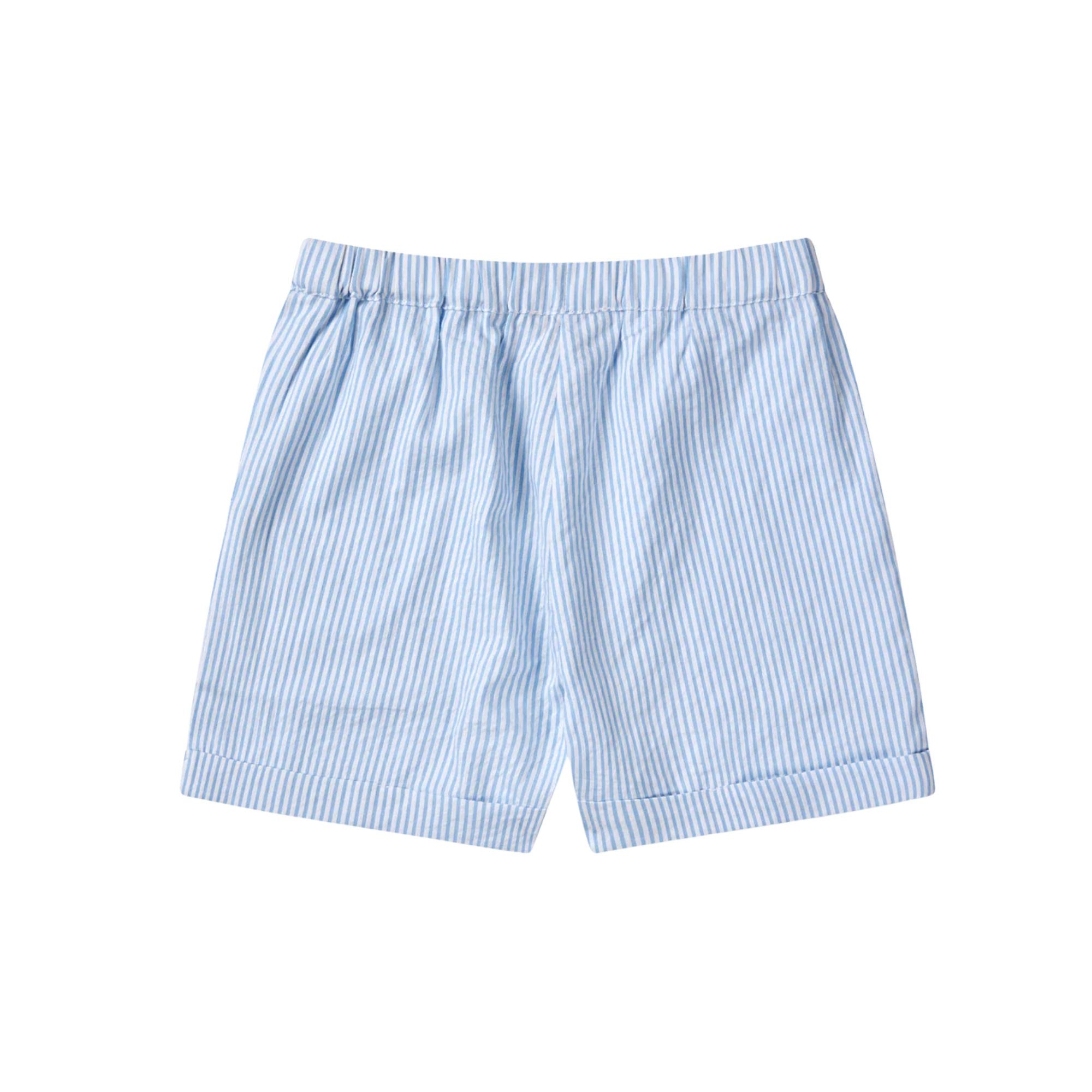 Seersucker Shorts Sporty | Sky Blue