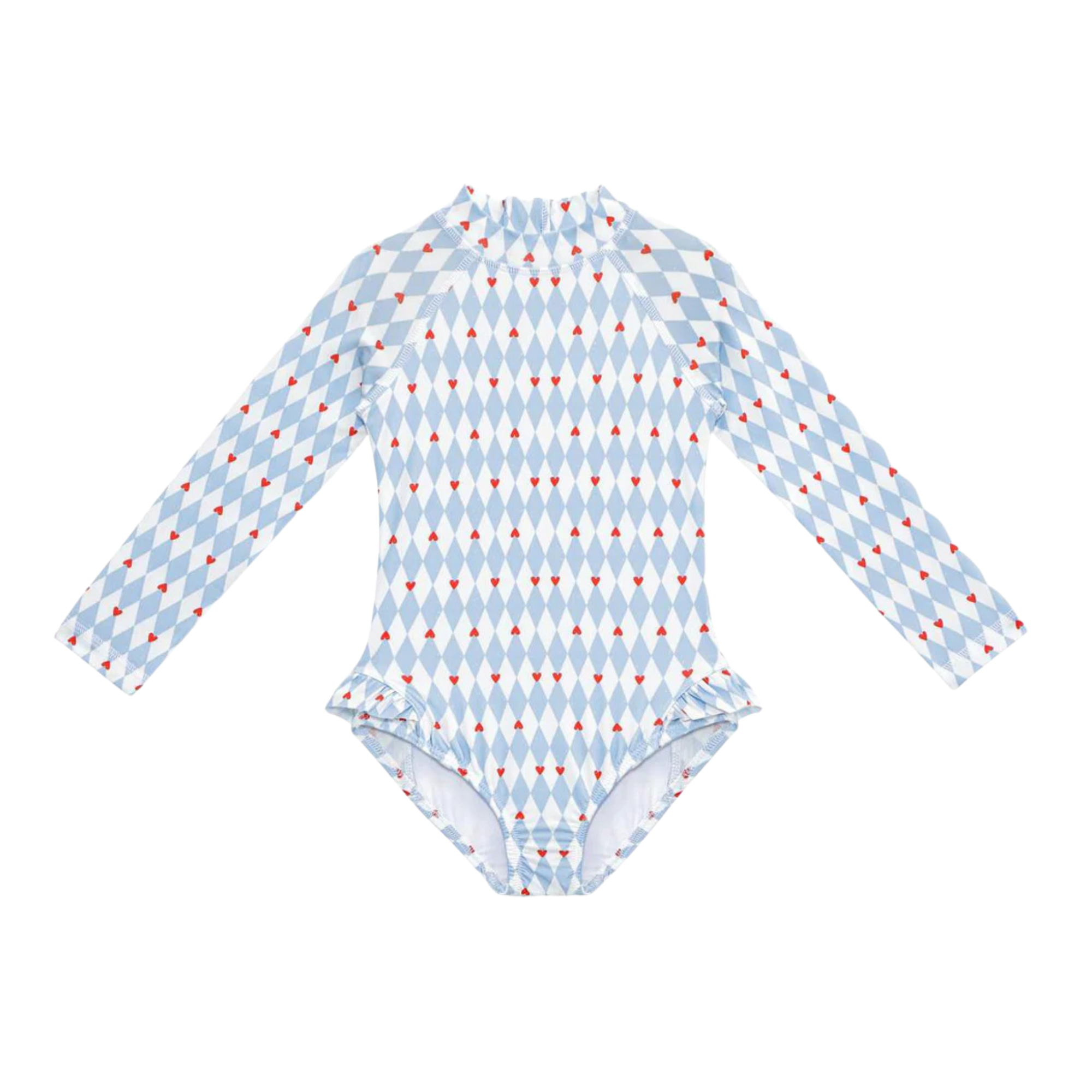 Long Sleeve Swimsuit | Diamonds