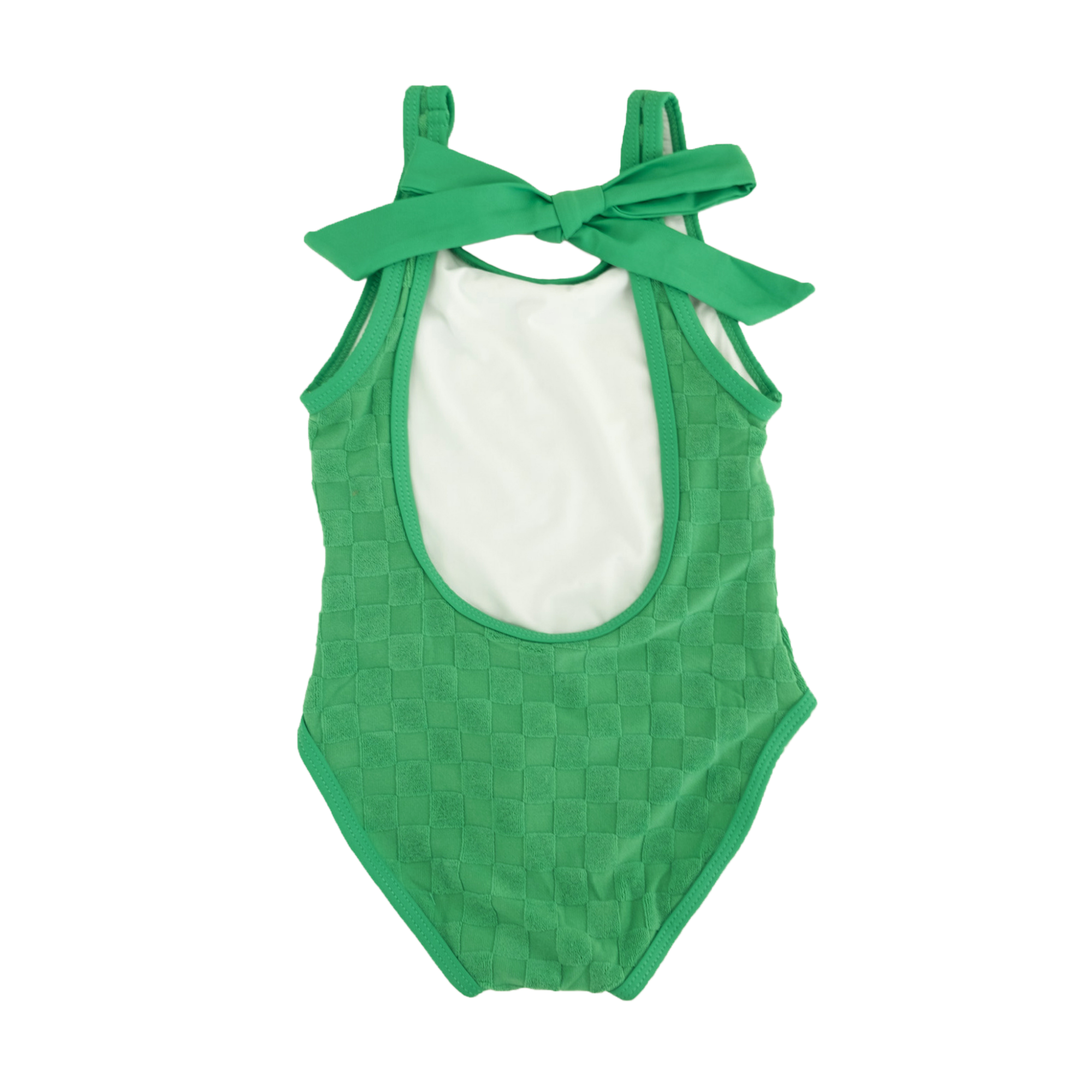 Hamptons Terry Check One Piece Swimsuit