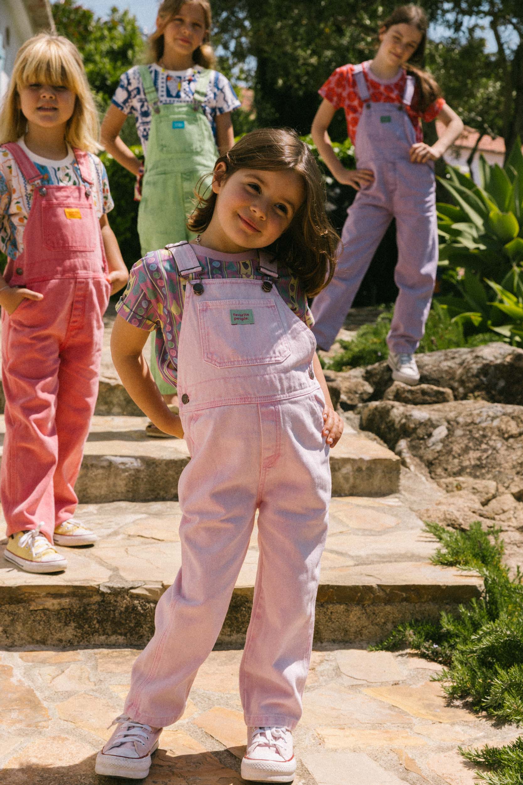 Fuchsia Pink Overalls