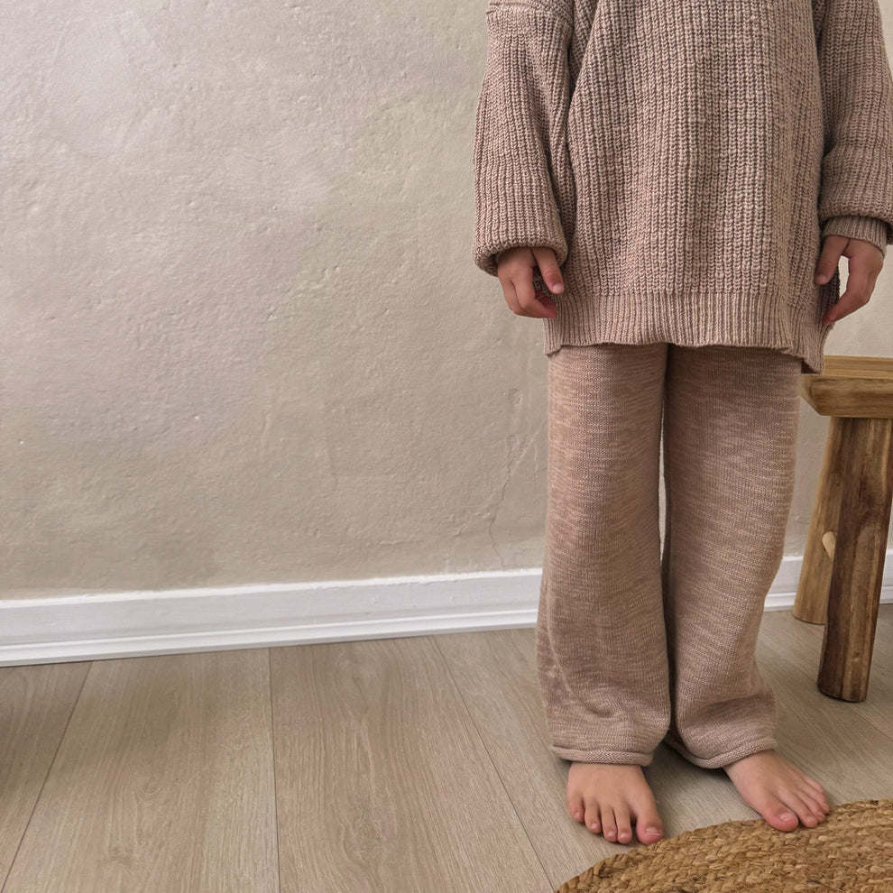 Teddy Jumper Set | Beige