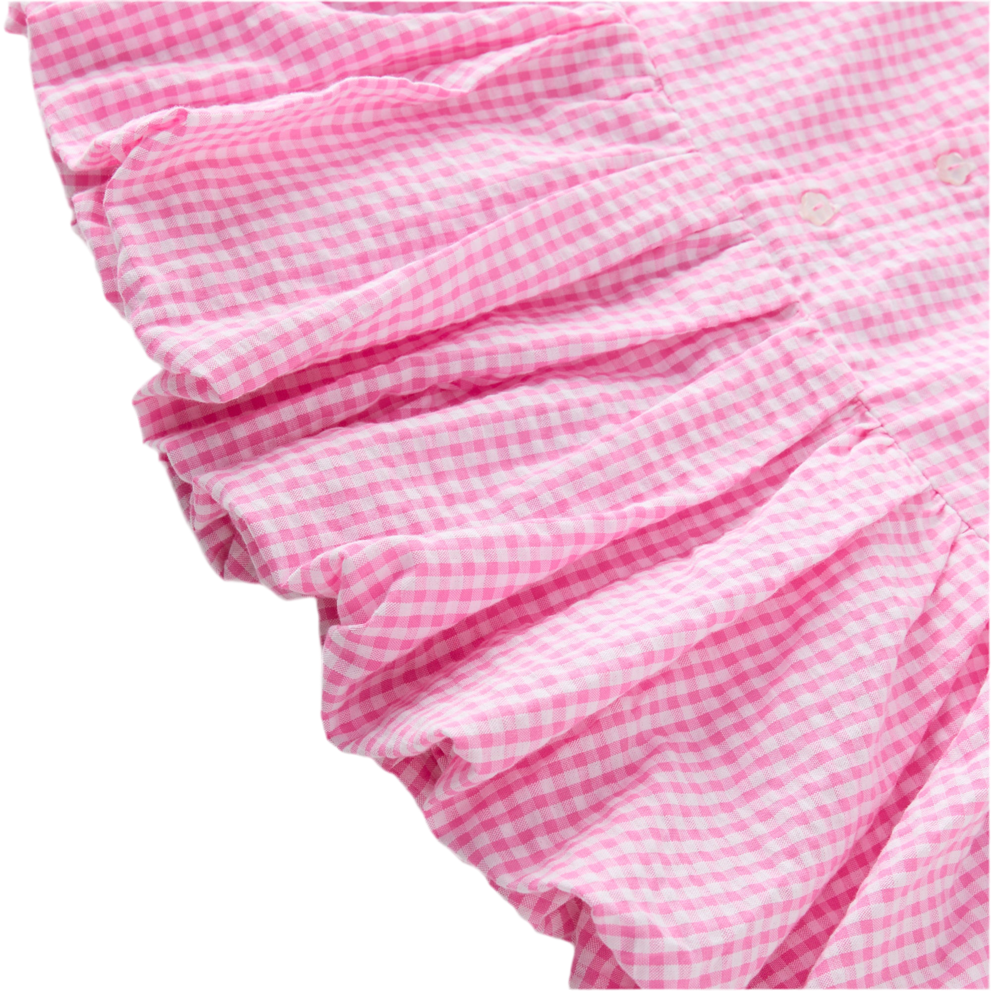 Elara Mini Skirt | Pink Gingham