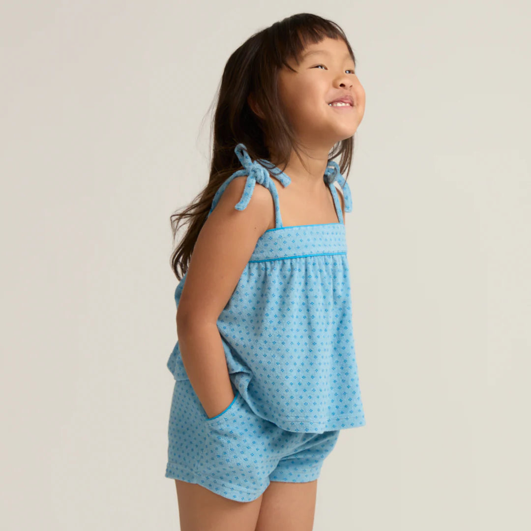 Tie Top And Short Set | Le Marin Dot