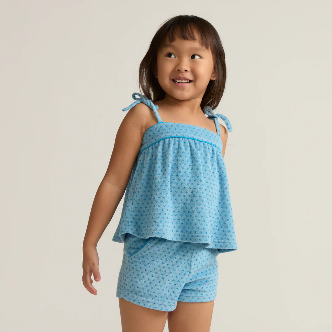 Tie Top And Short Set | Le Marin Dot