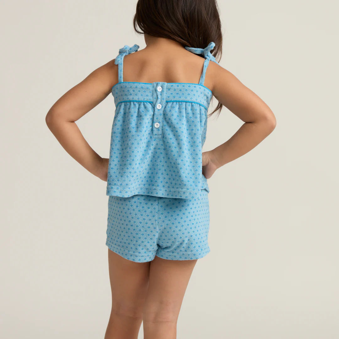 Tie Top And Short Set | Le Marin Dot
