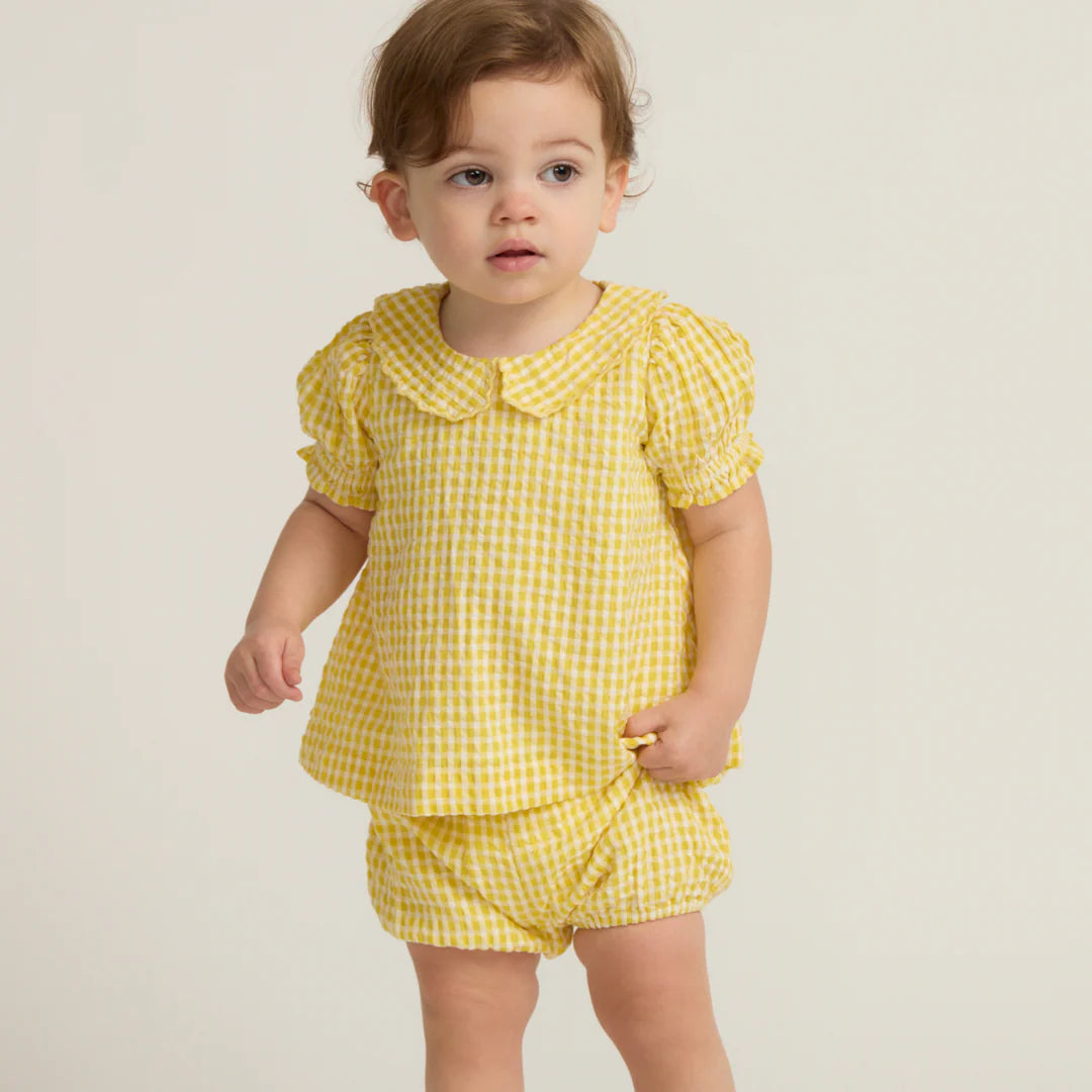 Top And Bloomer Set | Soleil Gingham