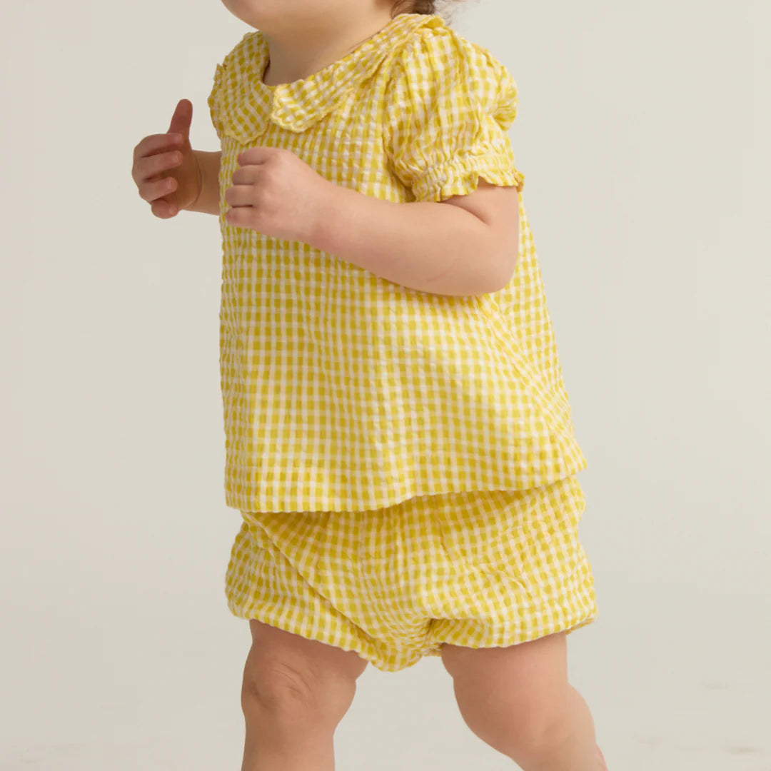 Top And Bloomer Set | Soleil Gingham