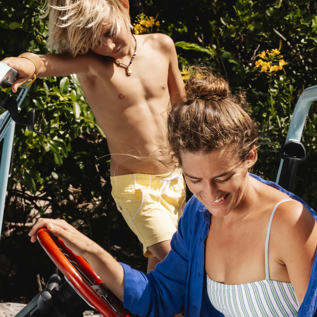 Panelled Boardshorts | Soleil Yellow