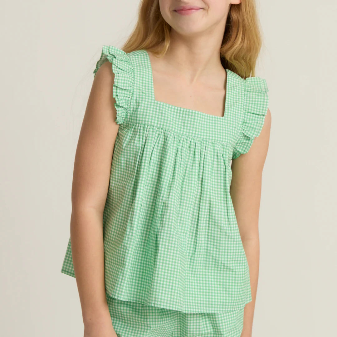 Ruffle Set | Gustavia Gingham