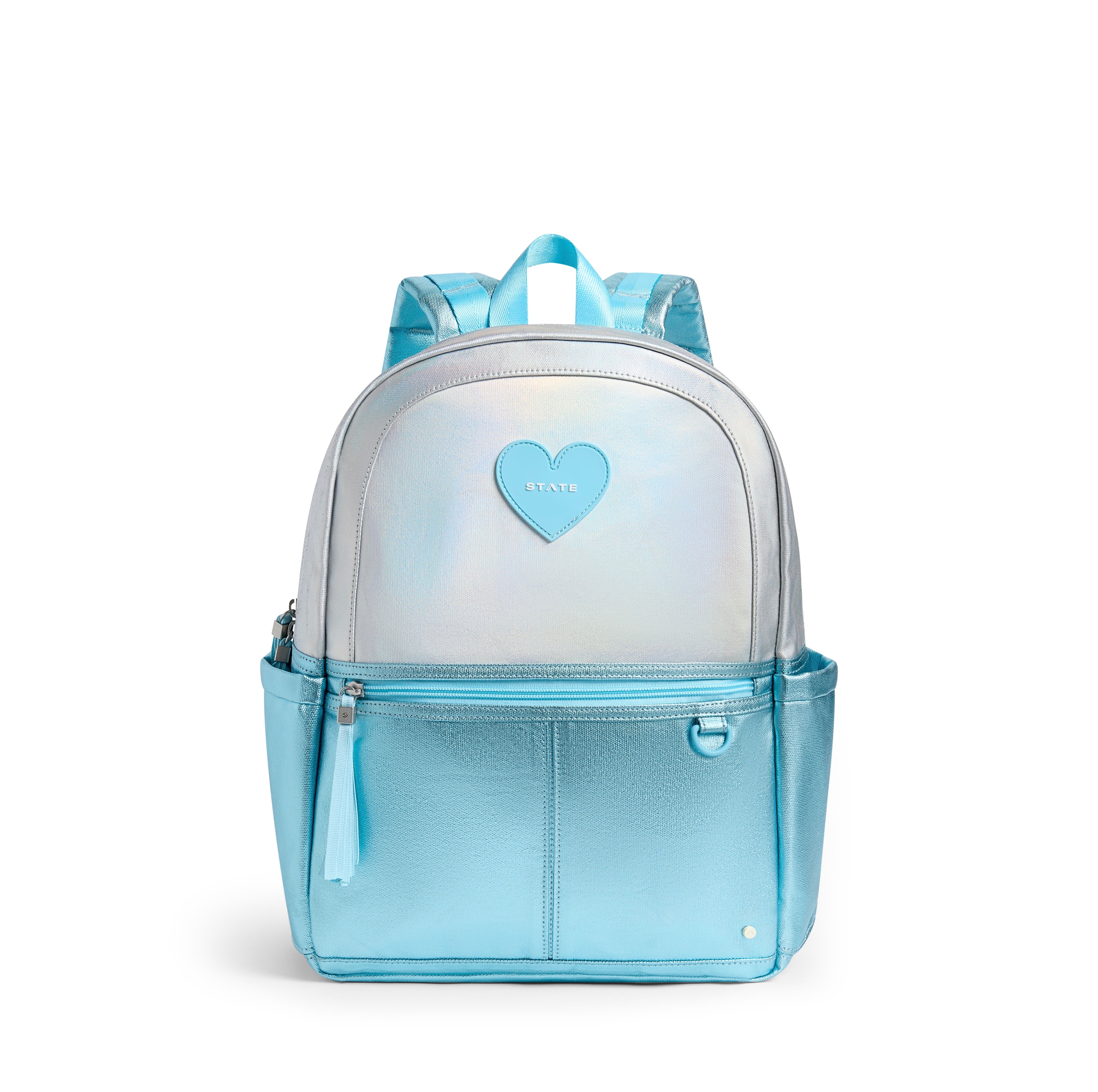 Kane Double Pocket Backpack | Blue Iridescent