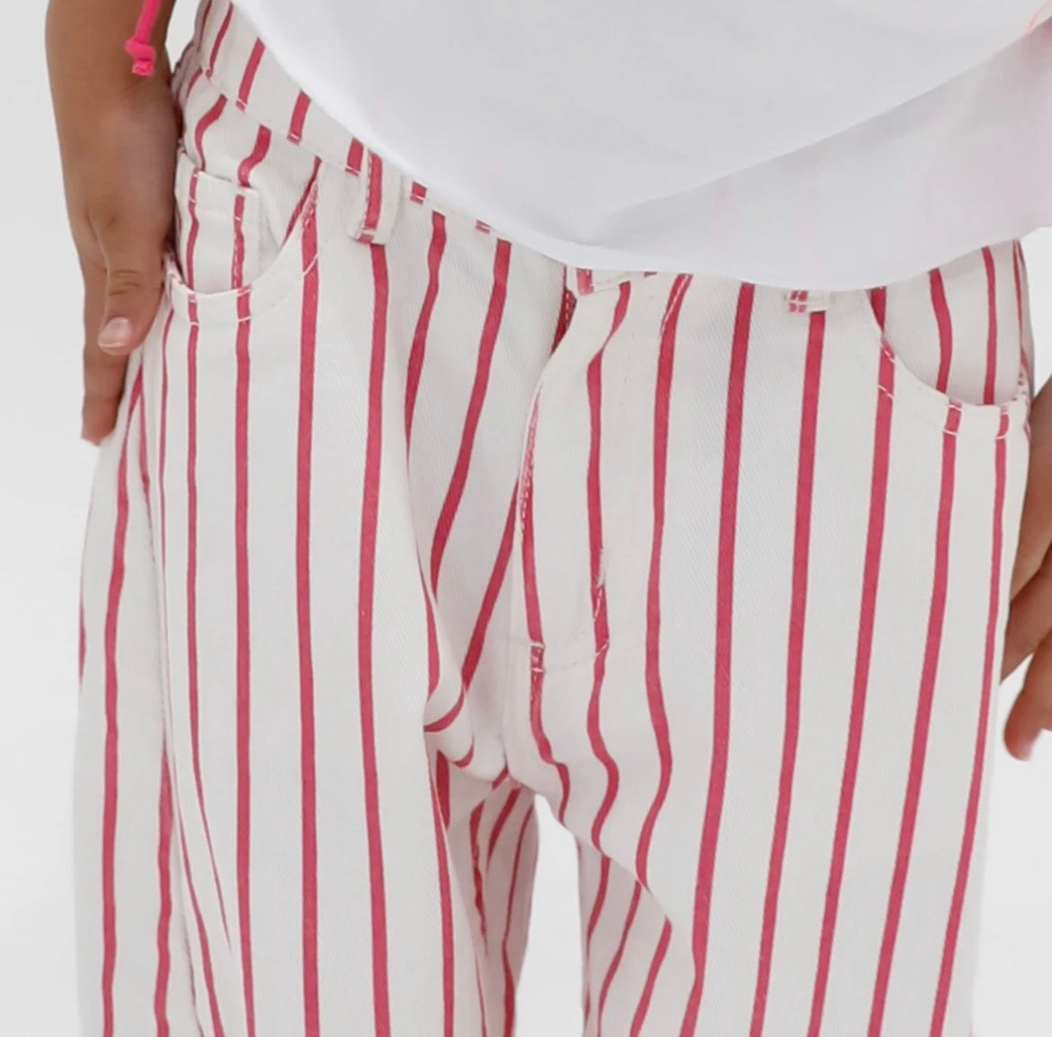Liv Denim | Pink Stripe