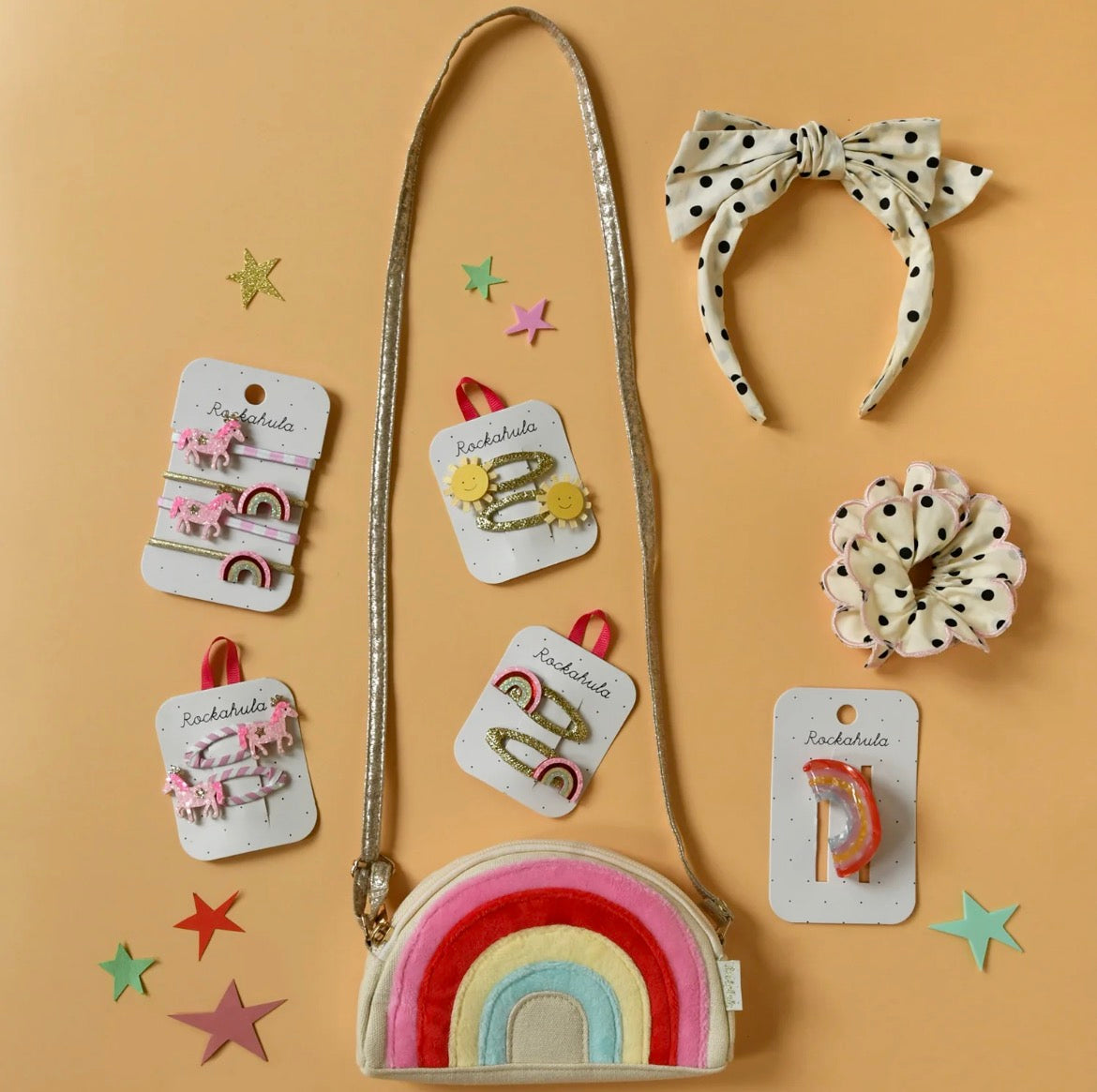 Shimmer Rainbow Claw Clip