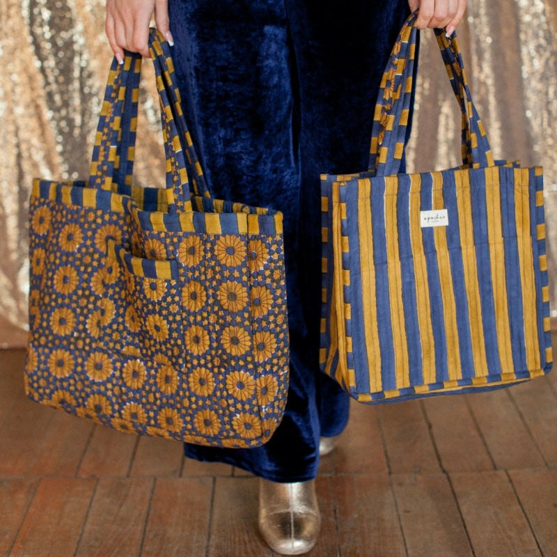 Karan Bag Bombay | Blackberry Stripes