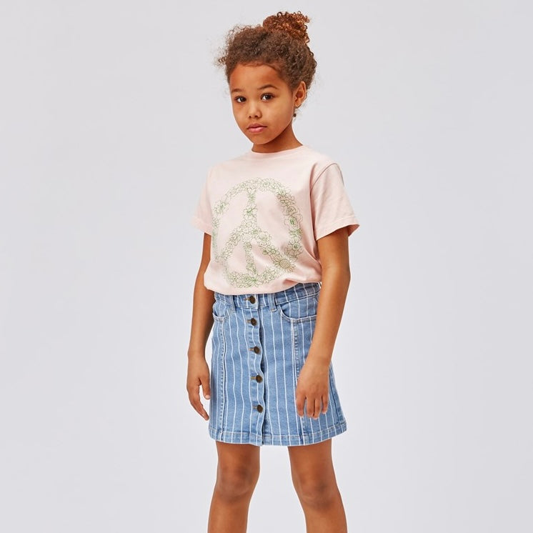 Bera Denim Skirt | Vertical Stripes